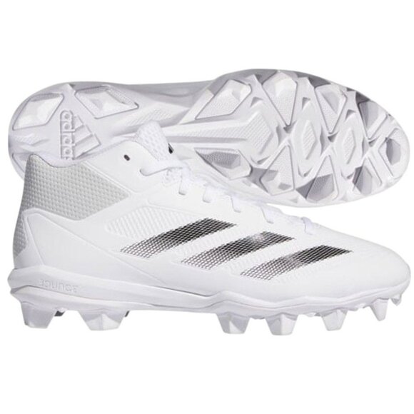Adidas Adizero Impact 2 Spark White Molded Cleats IF5103 Men's Size 11.5 NWT - Picture 3 of 15